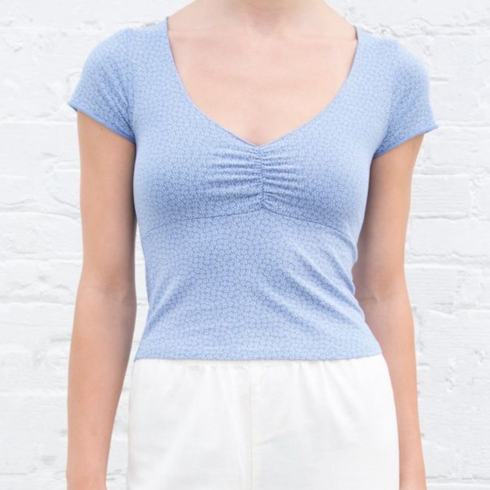Brandy Melville Blue gina top